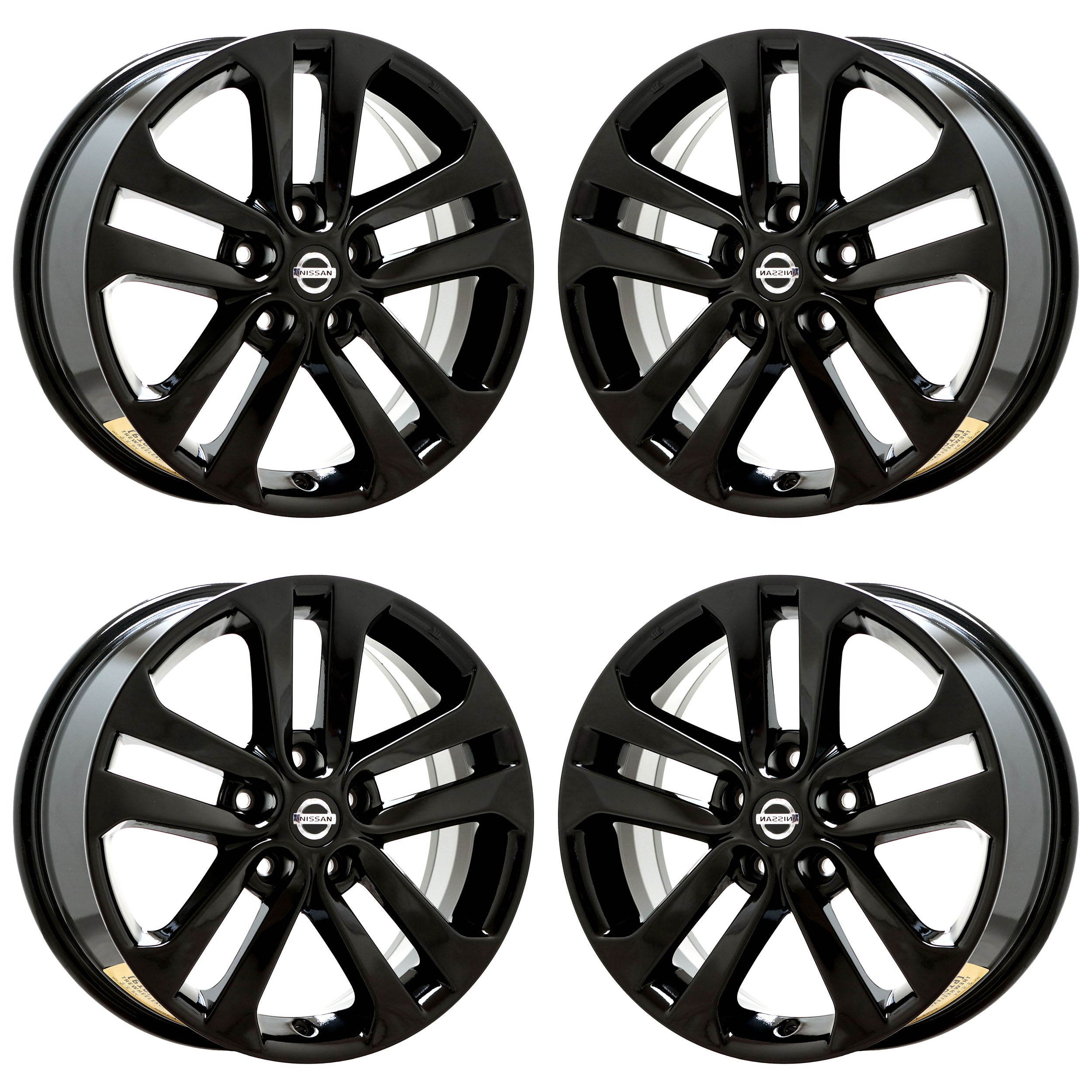 17" Nissan Juke Gloss Black wheels rims Factory OEM set 62559 EXCHANGE